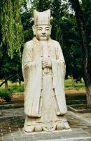 Stone Warrior, Sacred Way, Ming Tombs, Beijing